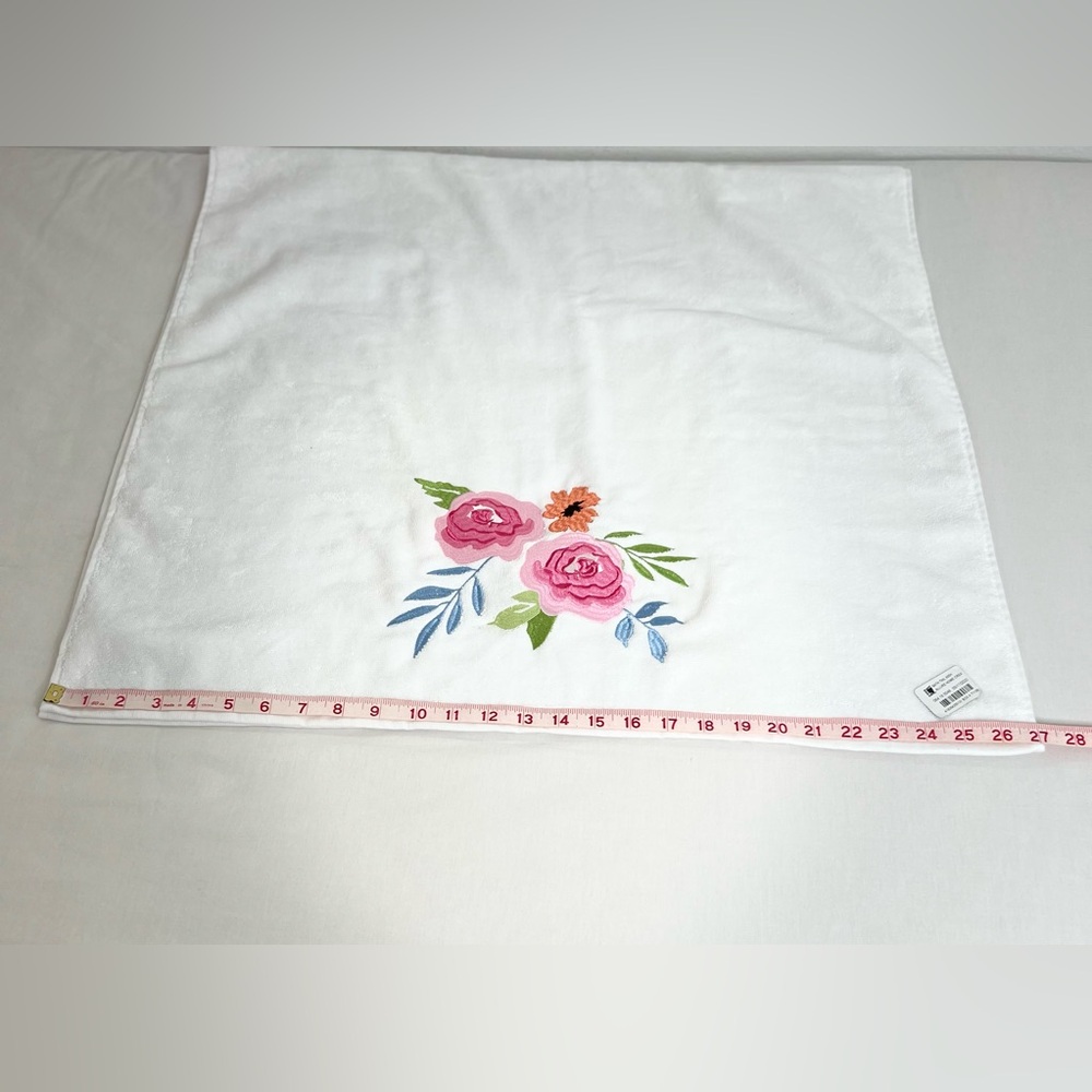 Floral Towel Set-Bath Towel 52X27 Hand Towel 27X16 New Multicolor - Picture 2 of 8